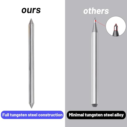 Haizibo Anreissnadel Hartmetall,Reißnadel für Metall,Anreißwerkzeug,Anreißnadel Wolframcarbid Stift,für Fliesen、Glas、Metallblech.