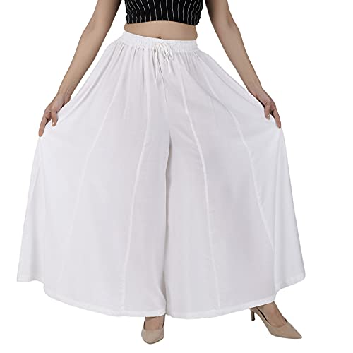 AARMAD Flared Women Rayon Trousers (Palazzos)