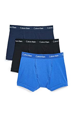 Image of Calvin Klein Men's Polyester Classic Solid Trunk (Pack of 3)