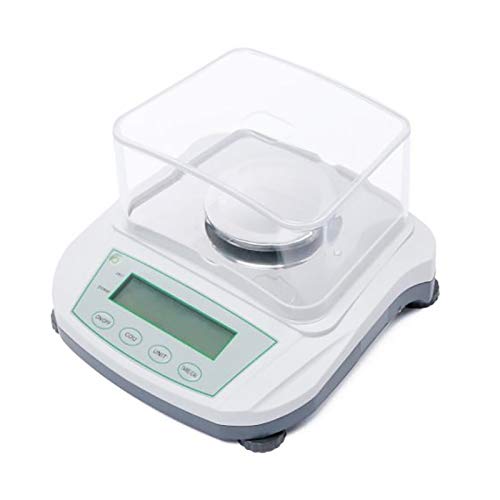 CGOLDENWALL Balanza electrónica de precisión de laboratorio analítica de precisión digital báscula electrónica de pesaje de precisión de cocina (100 × 0,001 g)