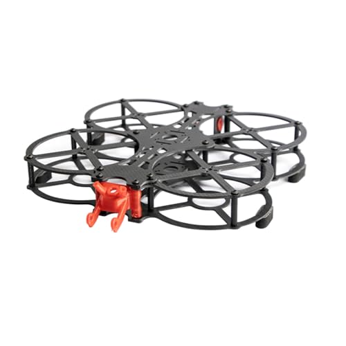 JeeFly 3.5Inch FPV Drone Frame 150mm Wheelbase Carbon Fiber Micro Circular Quadcopter Frame Kit for Racing Aerial Photography Supports 20x20/16x16 FC & 3S 800mAh