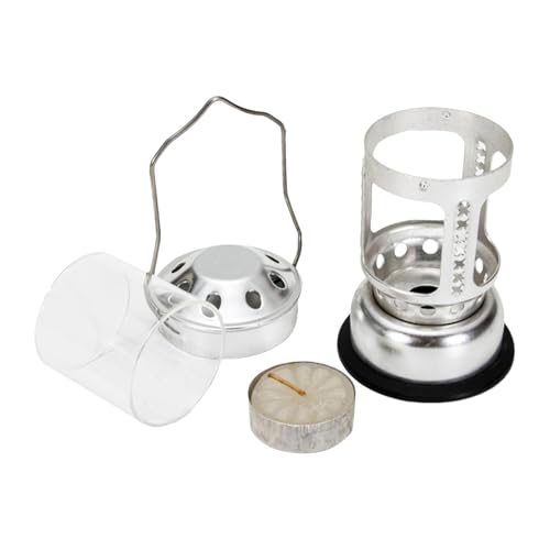 Lámpara de de té de aleación de Aluminio – Linterna de Mesa, Vela LED y Soporte | Portavelas para Exteriores | Farol Colgante con Paneles de, Linterna LED Decorativa portátil, Moderna