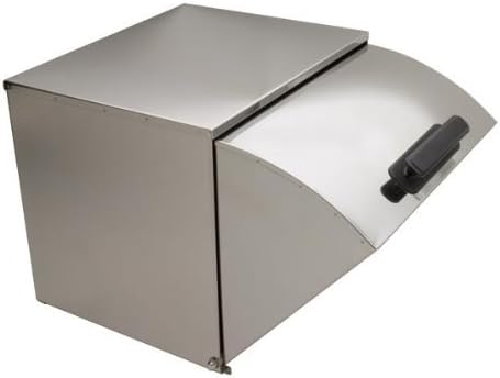 Roll Top Cover for Full-Size Steam Table Pan, Metal, 15.5'' x 14.3'' x 14.2'', Stainless Steel, Commercial Grade