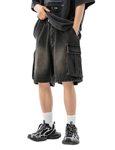 Amazon.com: uhbkezy Baggy Cargo Jorts for Men 2025 Wide Leg