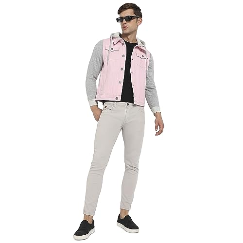Image of Campus Sutra Cotton Mens Standard Length Jacket