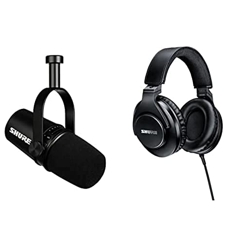 Shure Microfono Podcast USB MV7 per Podcasting, registrazione, Live Streaming & Gaming,...