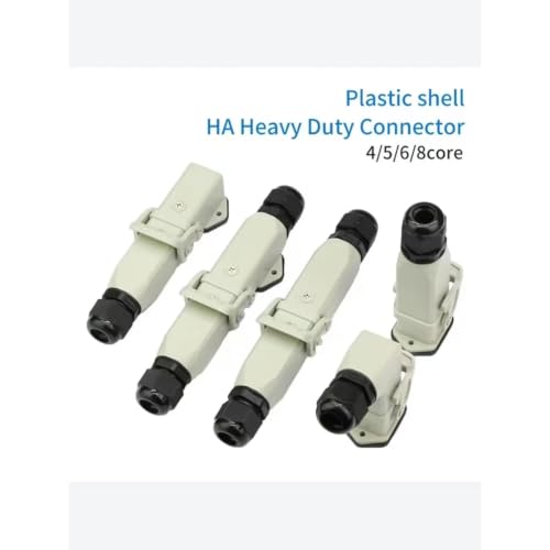 Plug de toma aviación pesada HDC-HA de 250V y conector de 8 pines 3