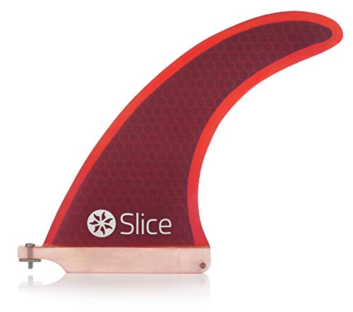 Northcore Slice - Aleta para tabla de surf (20,32 cm), color rojo