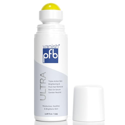 PFB Vanish Ultra Chromabright Ingrown Hair Treatment (3.28 oz) Triple Action Dark Spot Remover After Shave Smoothing Solution Moisturizes Relieves & Softens Skin Razor Bump Stopper NEW Formula