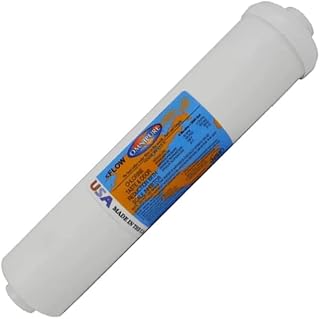 IPW Industries Inc. Compatible to Omnipure - K5668-12" x 2.5" K-Series GAC and KDF Filter w/ 1/4" QC