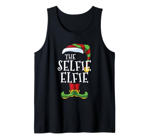 Selfie Elfie Elf Christmas Débardeur