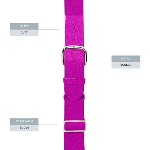 Augusta Sportswear Elastic Baseball Belt: Superior Durability, Softball-Tested-Play with Confidence, Power Pink, OS2