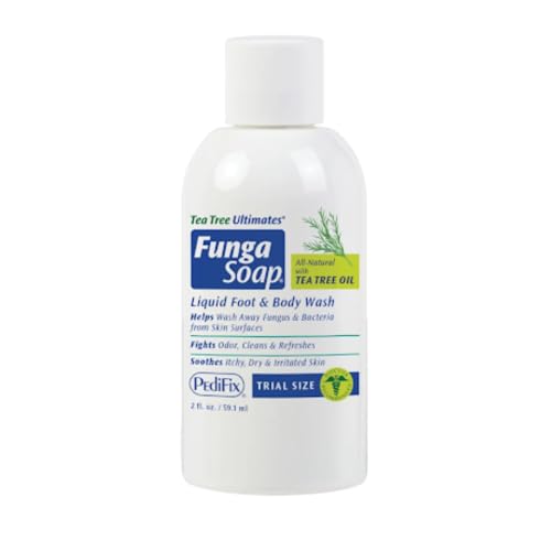 Pedifix FungaSoap Tea Tree Oil Foot & Body Wash Travel Size 2 oz