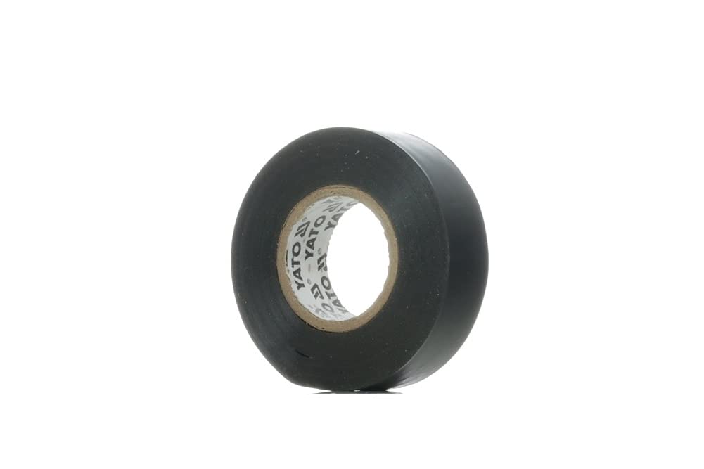 Yato Power & hand Tools Insulation Tape , Black,19 mm x 20 M ,Large, YT-8165