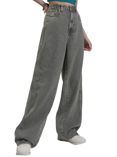 Image of Tokyo Talkies Women Cotton Baggy Jeans | Machine wash