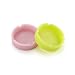 3Pcs Glow in the Dark Ashtray Silicone Ashtray Luminous Cigarette Ash Container Holder Tabletop Ornament for Home Office White Pink Yellow