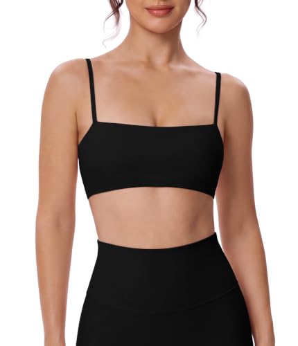 Comper Women's Square Neck Bras Sexy Casual Bra Everyday Bras Crop Tops - image 1
