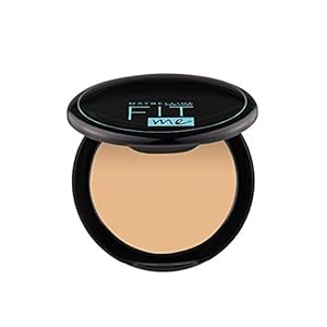 Maybelline New York Compact Powder, With SPF to Protect Skin from Sun, Absorbs Oil, Fit Me, 128 Warm Nude, 8g