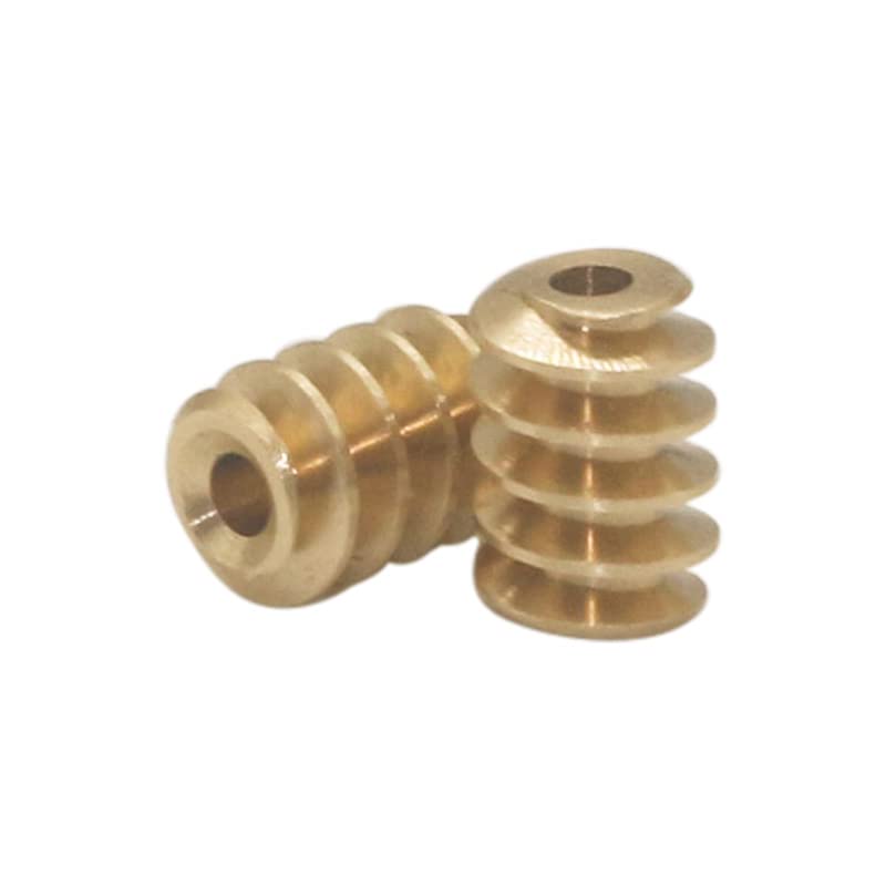 Tool Part for 2PCS Brass Motor Output Copper Worm Wheel Gear 0.5 Modulus 2mm/2.3mm Hole - (Hole Diameter: 2.0mm)
