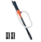 Socpuro Portable Power Battery Pump - 2.2GPM Electric Liquid Transfer Siphon for Water, Gasoline, Diesel Fuel