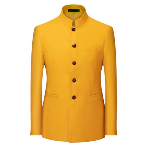 Blazer décontracté à col montant veste automne mode homme
