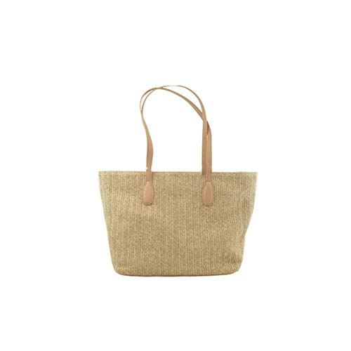 Benavente große Tasche Bast beige, Beige - Beige - Größe: Einheitsgröße