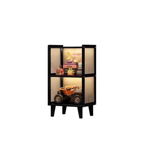 Multi-Layer Acrylic Display Case, 3-Tier Clear Showcase, Simple Floor Storage Shelf for Collectibles, No Door Design, Ideal for Home or Retail Use