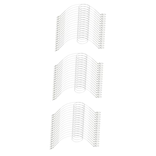 BESPORTBLE 72pcs Fishing Leader Wire Wear-Resistant Fishing Line Swivel Design for Bass Carp and More and Flexible for Freshwater Use