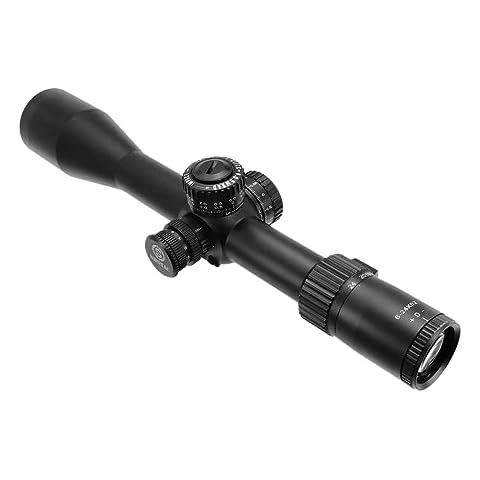 SHOTAC Rifle Scope 6-24X52, 34mm Tube, High Resolution for Long Range Shooting up to 4000 Meter, FFP, IPX7 Waterproof & Shock Proof of .223, 308, 338, 3006, .45, .50, Durable and Accurate Cover