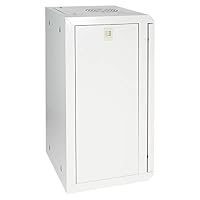 HMF 63312-07 Serverschrank 10 Zoll, 12 HE, Netzwerkschrank, Wandschrank, 10", 31,2 x 30 x 61,6 cm, Voll Montiert, lichtgrau – Ansicht 3