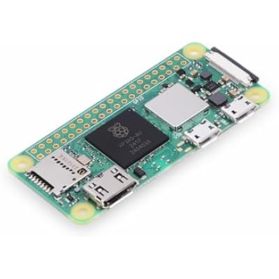 التوت Pi Zero 2 W الأساسية كيت، رأس، غرفة التبريد، كابل USB، محول HDMI (مع وحدة المعالجة المركزية رباعية النواة، بلوتوث 4.2، BLE، هوائي على متن الطائرة، الخ)