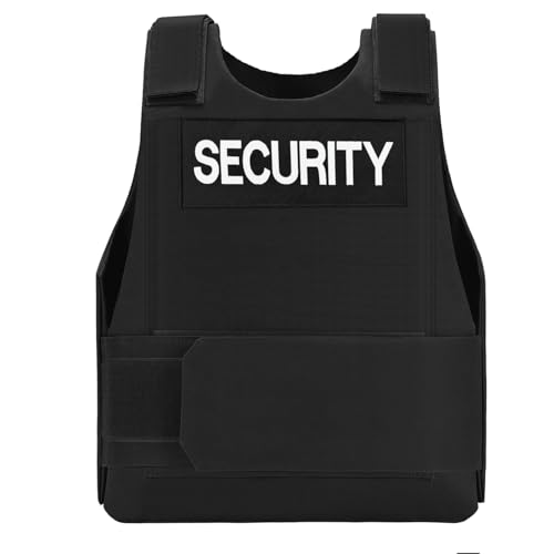 Taeku Gilet d’Entraînement Extérieur, Gilet de Sécurité Léger et Réglable pour Airsoft, Paintball, Cosplay et Jeux d’Équipe (Blanc)