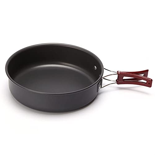 Poêle de camping multifonction en aluminium noir pour feu de camp et pique-nique - 2