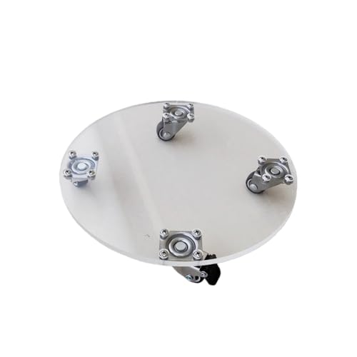 �A�ؔ��� �A�N������ �v�����^�[�X�^���h ���u�� ����v���[�g �L���X�^�[�t�� �ԑ� 360�x��] �É��ړ� �X�g�b�p�[�@�\�t �|���y�� (25cm) [���s�A���i]