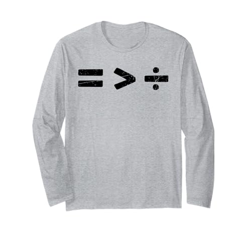 Igualdad de Derechos Matemáticas Símbolo La igualdad es mejor que la Manga Larga