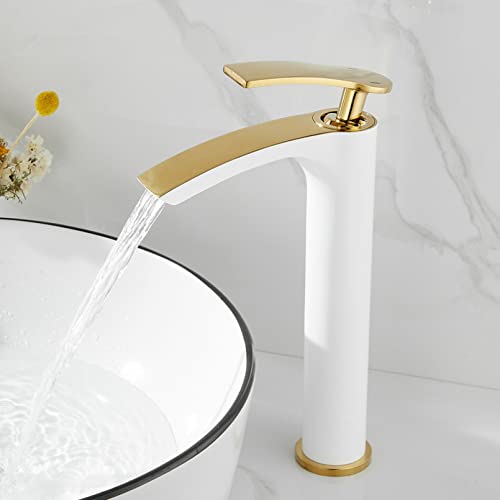 Robinet de lavabo élégant pour salle de bain mitigeur évier pont