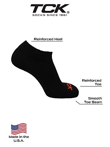 TCK Multisport Reacs Quarter Crew Socks - Super Soft Acrylic Basketball Training Running4