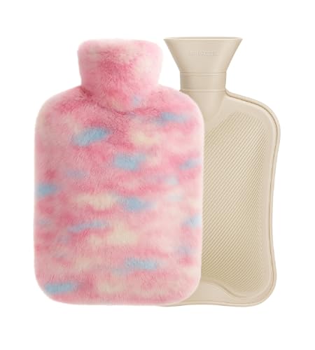 Image of Hot Water Rubber Bag with Soft Cover【2 Liter】 Hot Water Bag for Period Cramps Pain Relief | Bed Warmer Hot & Cold Therapy Heating Bag for Shoulder,Back,Neck 【Garam Pani ki Theli】 【2000ml】【 UNICORN】