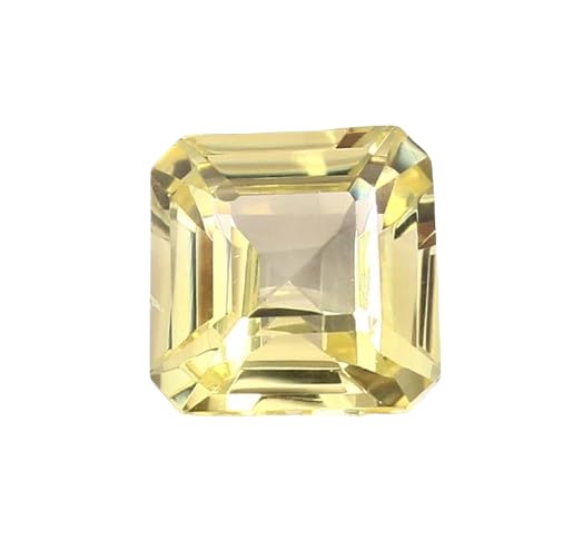 Saphir jaune de Ceylan naturel pour bague et pendentif fait main