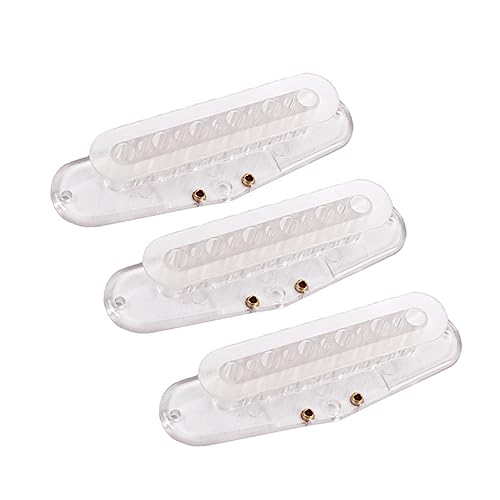Bobines Humbucker transparentes micro guitare accessoires côté vis lot de 3