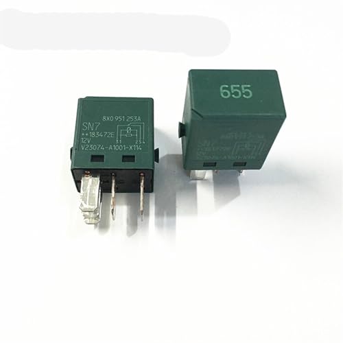 Relais 12V 5 broches 655 relais automobile 8X0 951 253A composant électronique V23074-A1001-X114