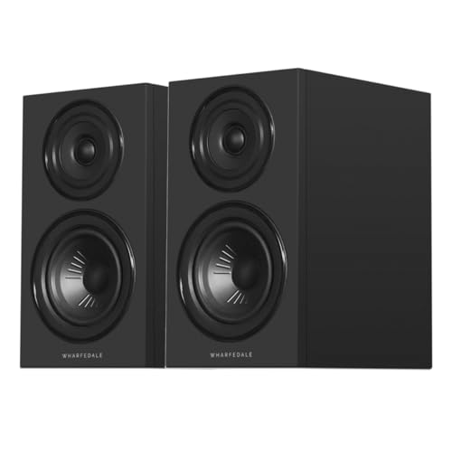 Wharfedale Diamond 12.1i Paire d'enceintes d'étagère (Noir)