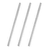 MECCANIXITY 3 Pcs 304 Stainless Steel Round Rod, 1/4