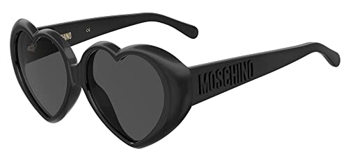 MOSCHINO Gafas de Sol MOS128/S Black/Dark Grey 57/14/135 mujer