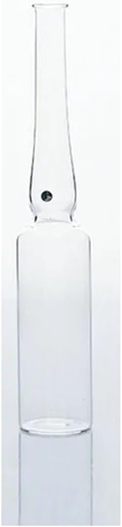 Glassware Labware 1/2/5/10/20ml Lab Clear/Brown Glass Curved Ampoule Bottle Used to Preserve(Clear 10ml 30pcs)