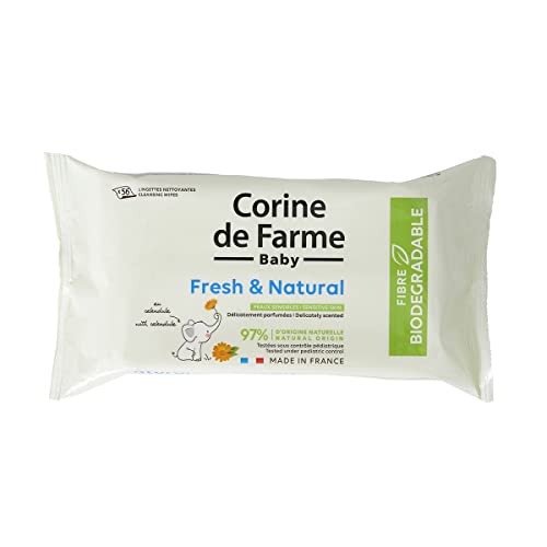 Toallitas de cambio Fresh & Natural de fibras biodegradables, 56 unidades