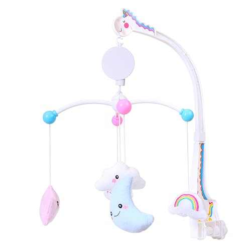 BabyGo Rotating Pony & Stars Musical Rattle for Kids | Cot Mobile for Cradle for Baby | Jhoomer for Kids Bed (Multicolor) 2 31M9Fu9vDHL