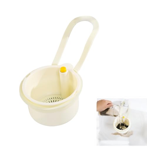 3pcHanging Food Waste Catcher for Sink Kitchen Sink Strainer Self Cleaning Food Waste Collector Tap Hanging Drain Garbage Catcher for Kitchen Sink Food Scrap Disposal (Beige（3pc）)