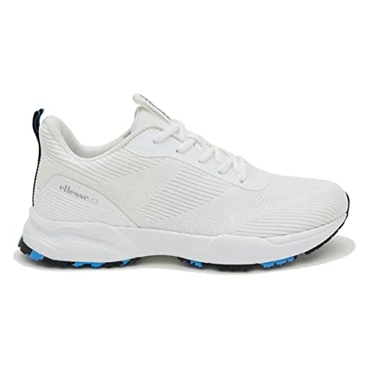 ellesse Mens LS1050 Spikeless Golf Shoes - White/Black - UK 6.5