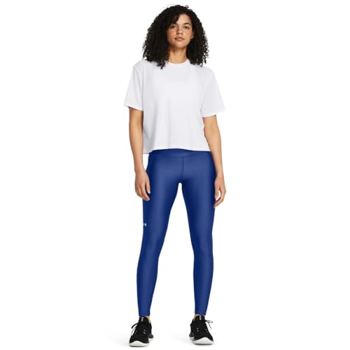 Image of Under Armour Womens HeatGear Armour High Waisted Pocketed No-Slip Leggings